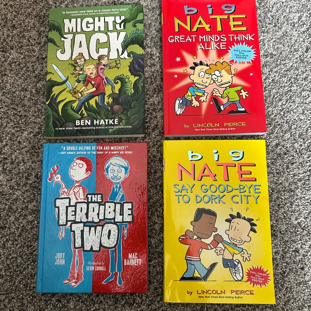 EUC❗️ Fiction/Comics & Graphics 4 Book Bundle